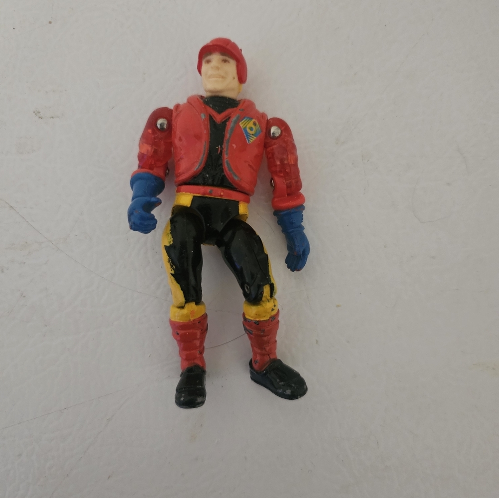 Vintage 1986 Bionic 6 Eric Bennett 3.75" Diecast Metal Action Figure Loose